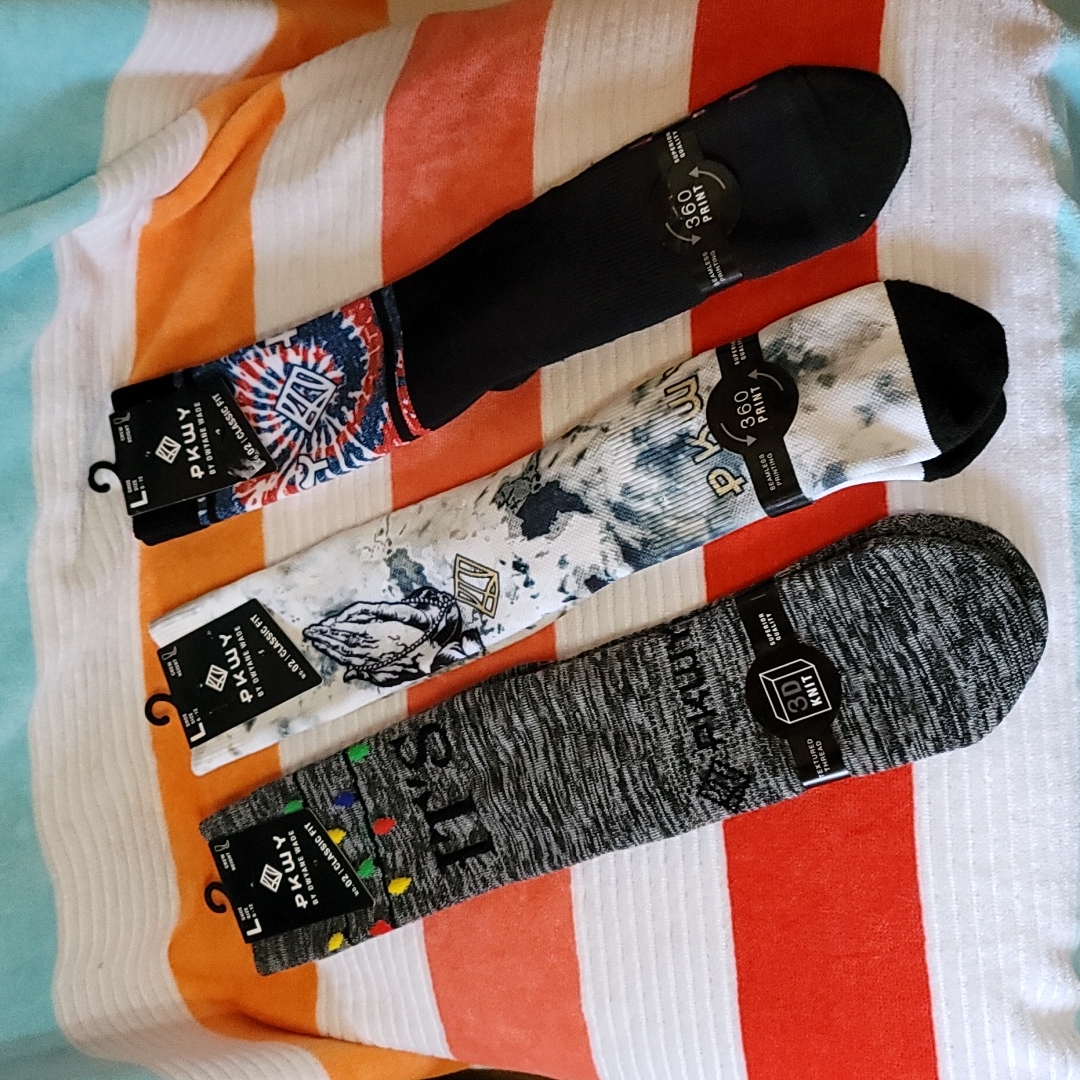 3 Pairs Pwky Dwyane Wade Classic Fit Crew Socks
